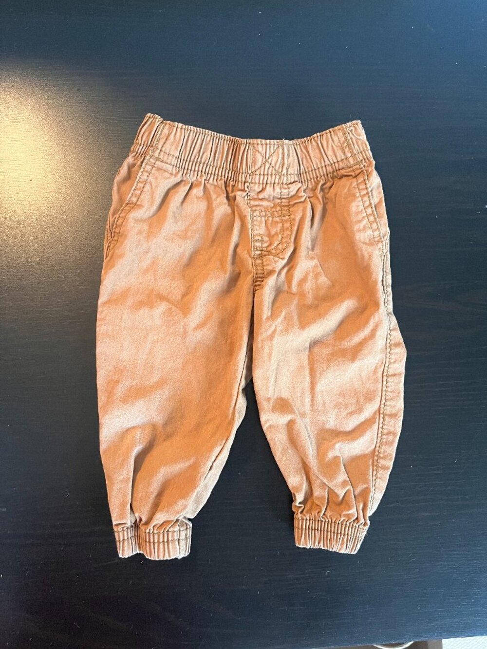 [$2 in a bundle] Carter's tan joggers 6mo